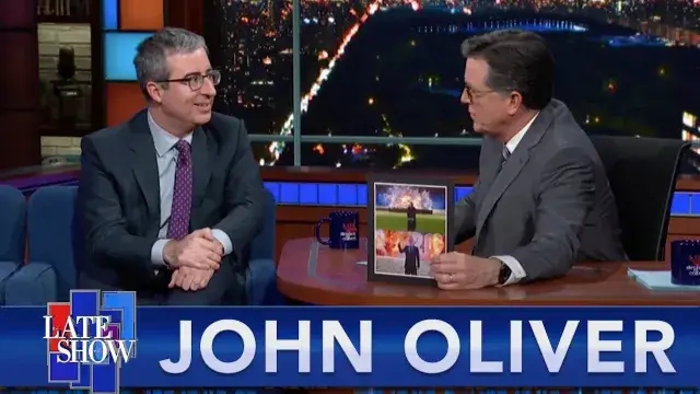 John Oliver Really Enjoys Exploding Stuff On ''Last Week Tonight''